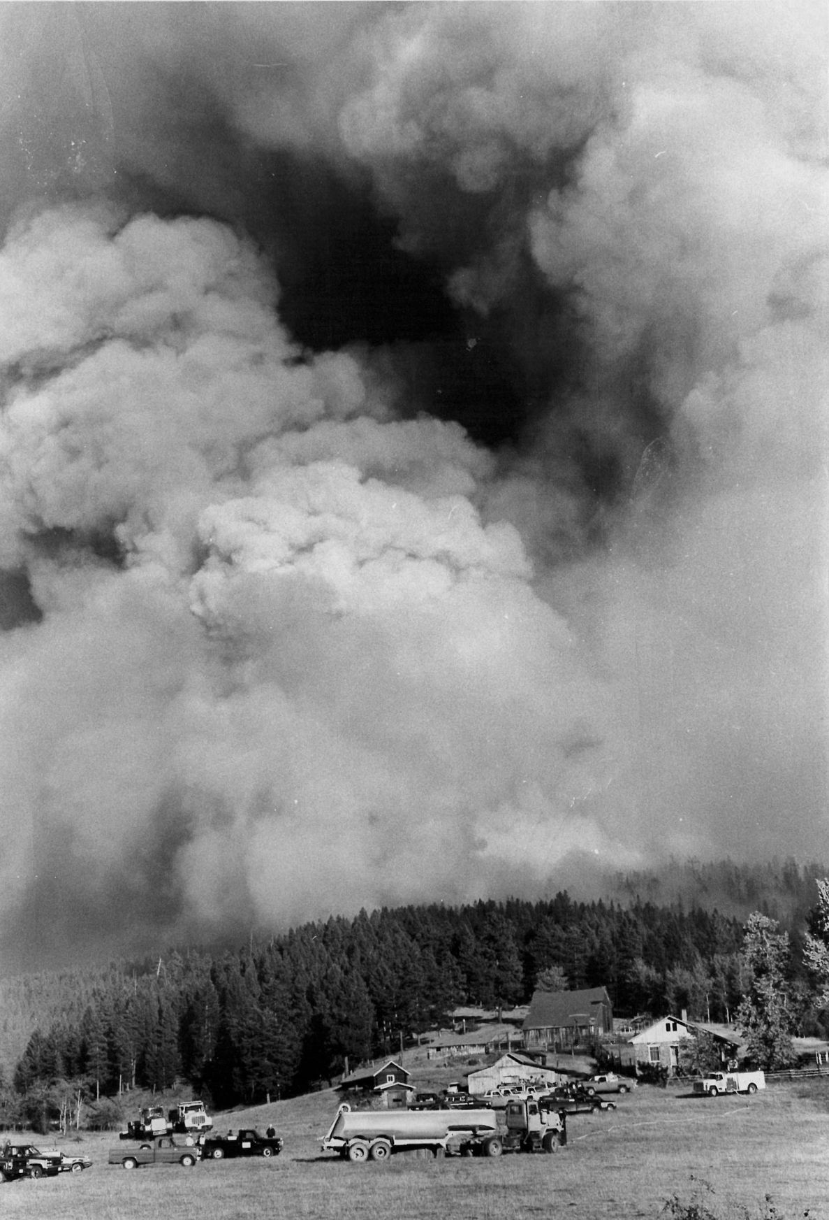 Smoke plume